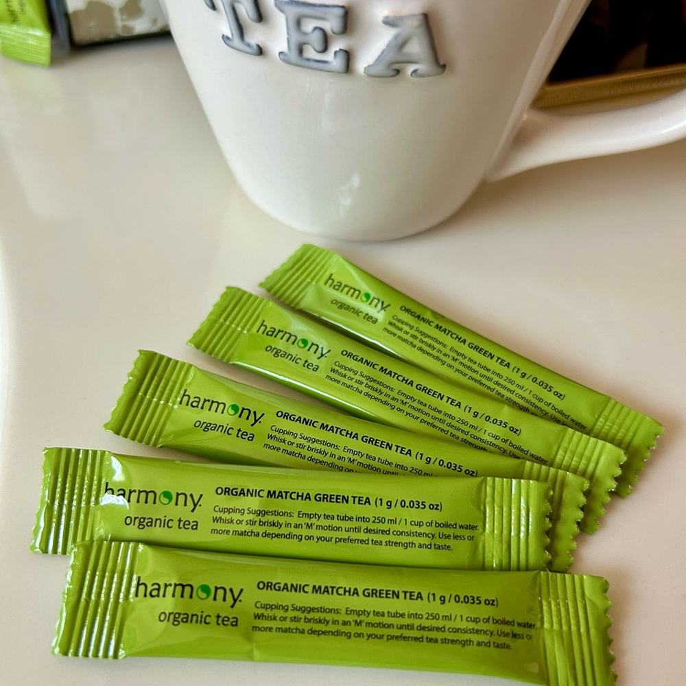 5 x Organic Matcha Green Tea Powder Sticks